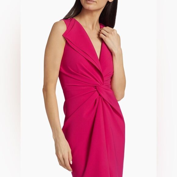 Prabal Gurung Lily Twist-Front Midi Dress size 0 - Picture 5 of 13